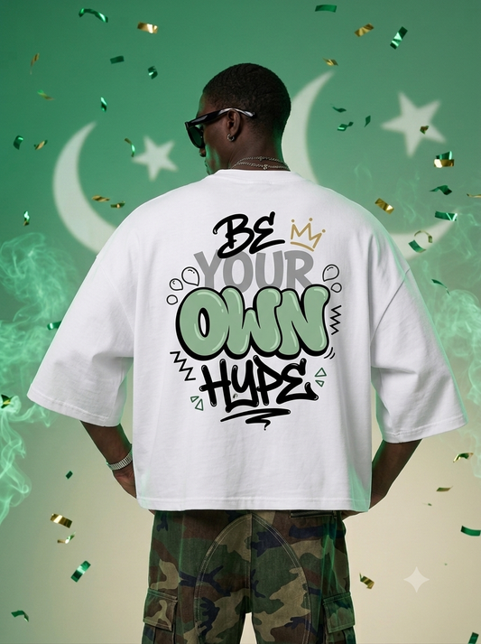 Premium White Cotton T-Shirt | Pakistan Day Collection