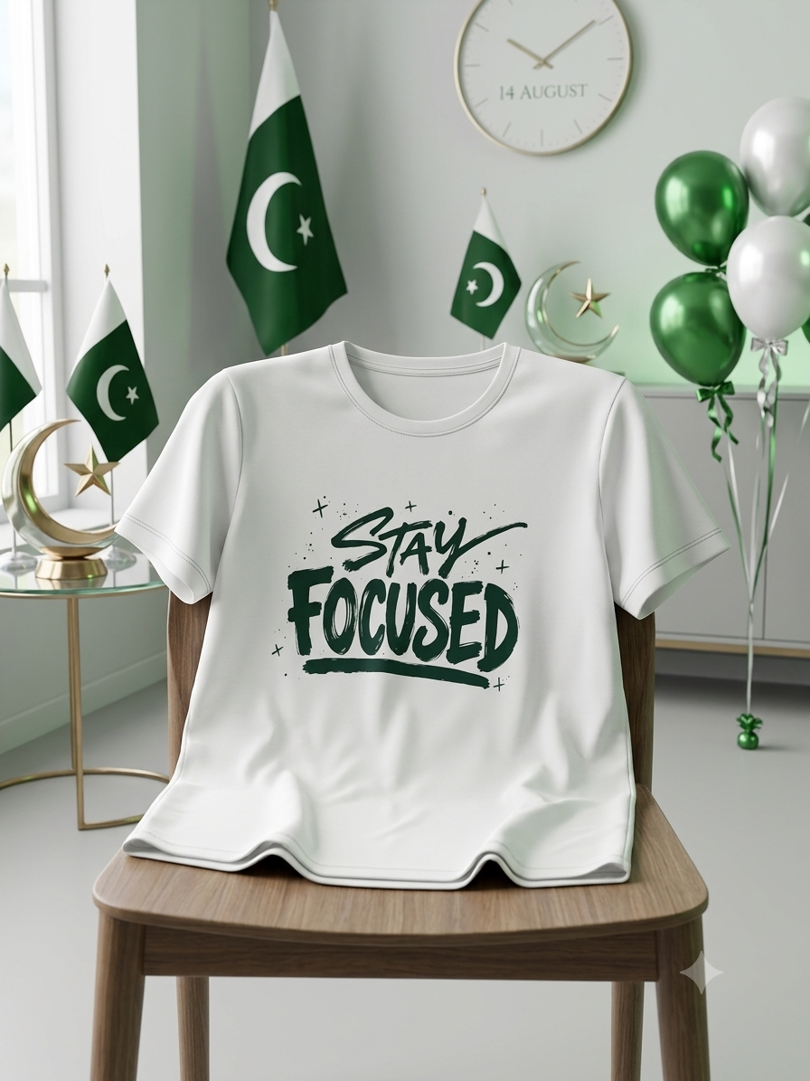 Pakistan Day Premium Cotton T-Shirt | Unisex Streetwear